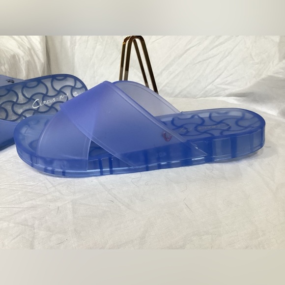 Circus by Sam Edelman Translucent Blue Slide Sandals, NWOT, Women’s Size 10 - Picture 3 of 9